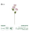GloboStar® Artificial Garden PURPLE ROSE BRANCH 21194 Τεχνητό Διακοσμητικό Κλαδί Τριαντάφυλλα Μωβ Y66cm